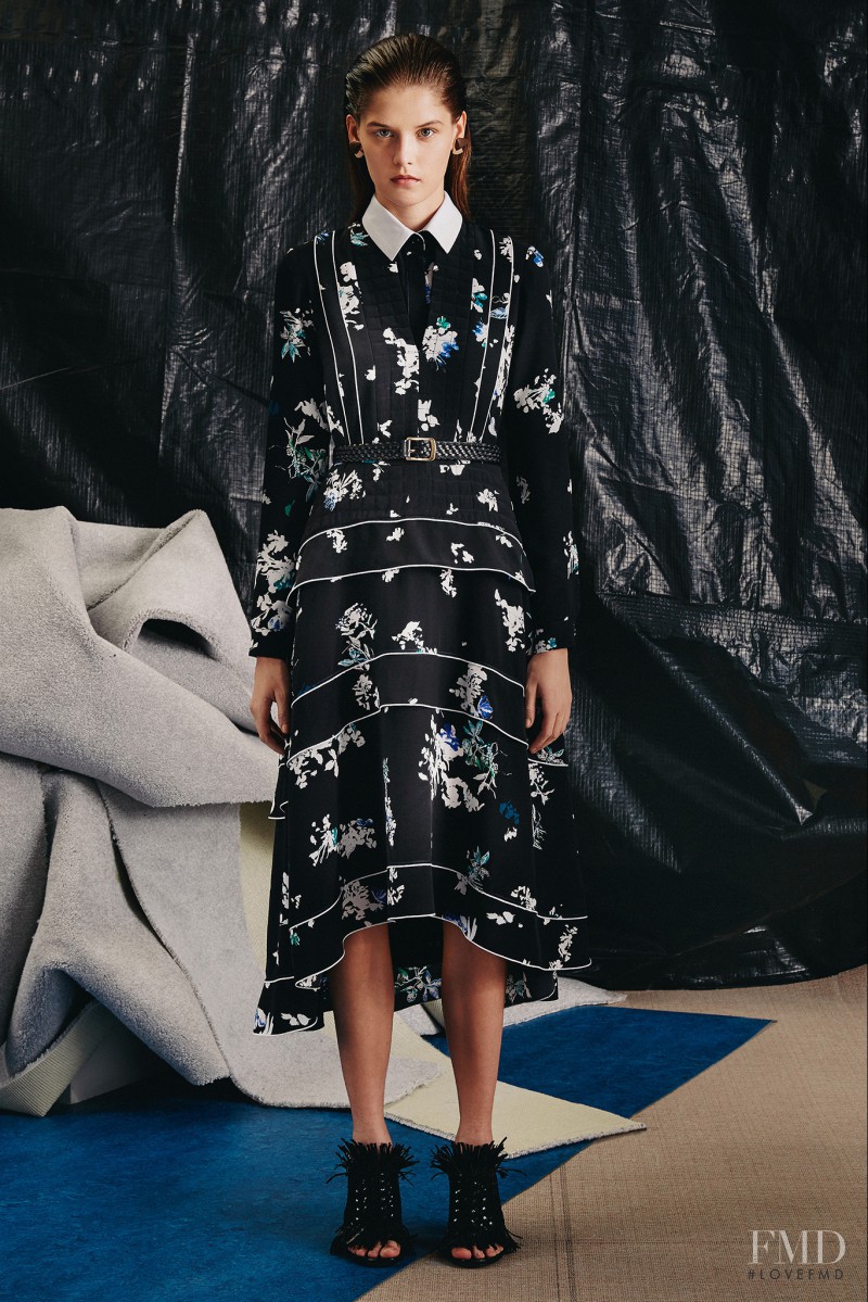 Angel Rutledge featured in  the Proenza Schouler fashion show for Pre-Fall 2015