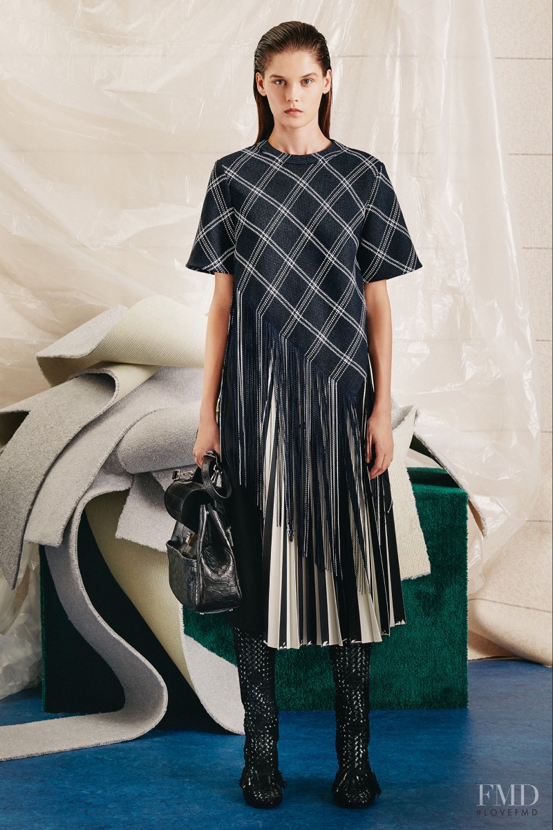 Angel Rutledge featured in  the Proenza Schouler fashion show for Pre-Fall 2015