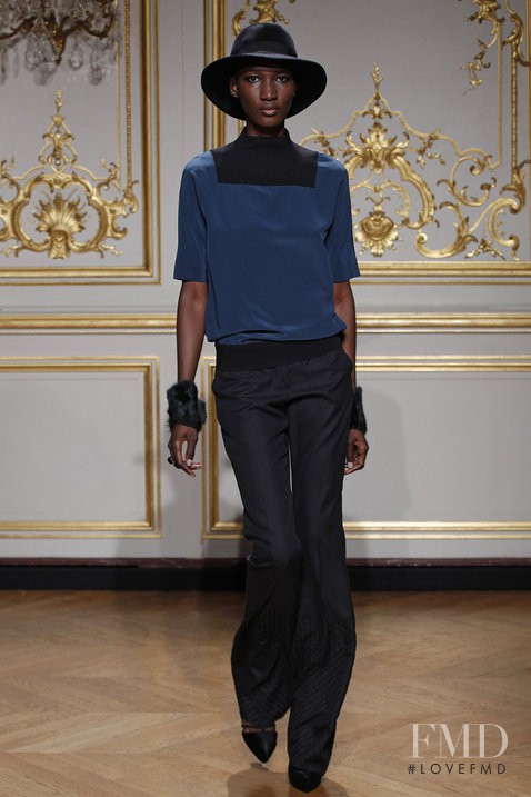 Nana Keita featured in  the Maiyet fashion show for Autumn/Winter 2012