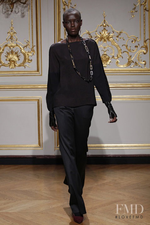 Grace Bol featured in  the Maiyet fashion show for Autumn/Winter 2012