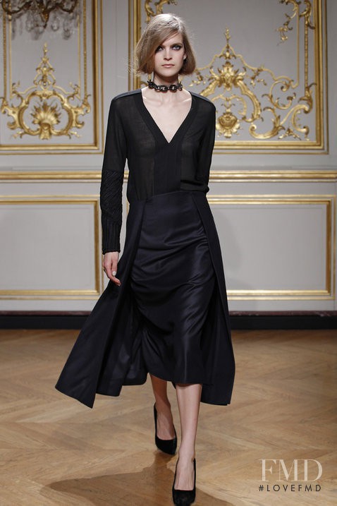 Mirte Maas featured in  the Maiyet fashion show for Autumn/Winter 2012