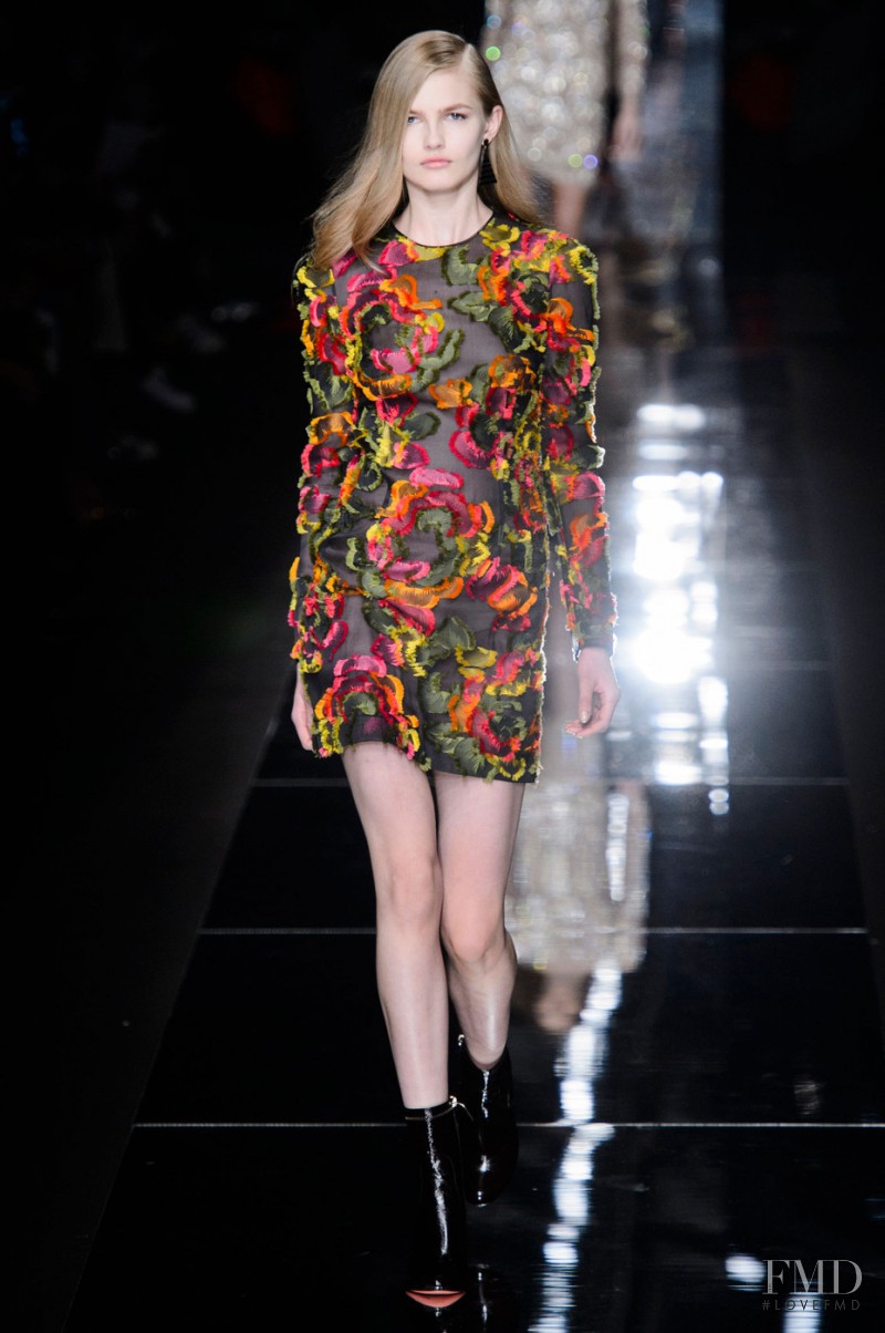 Aneta Pajak featured in  the Blumarine fashion show for Autumn/Winter 2015