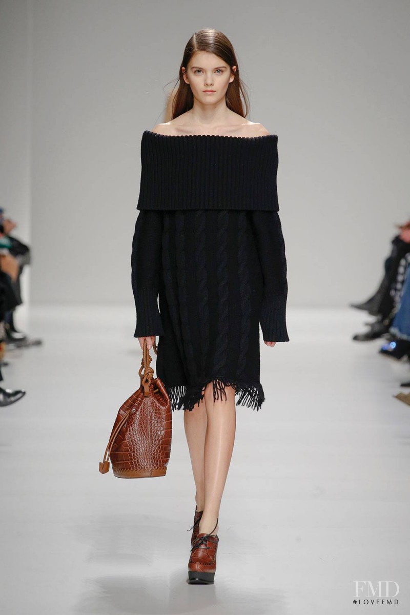 Emma Genier featured in  the Sportmax fashion show for Autumn/Winter 2015