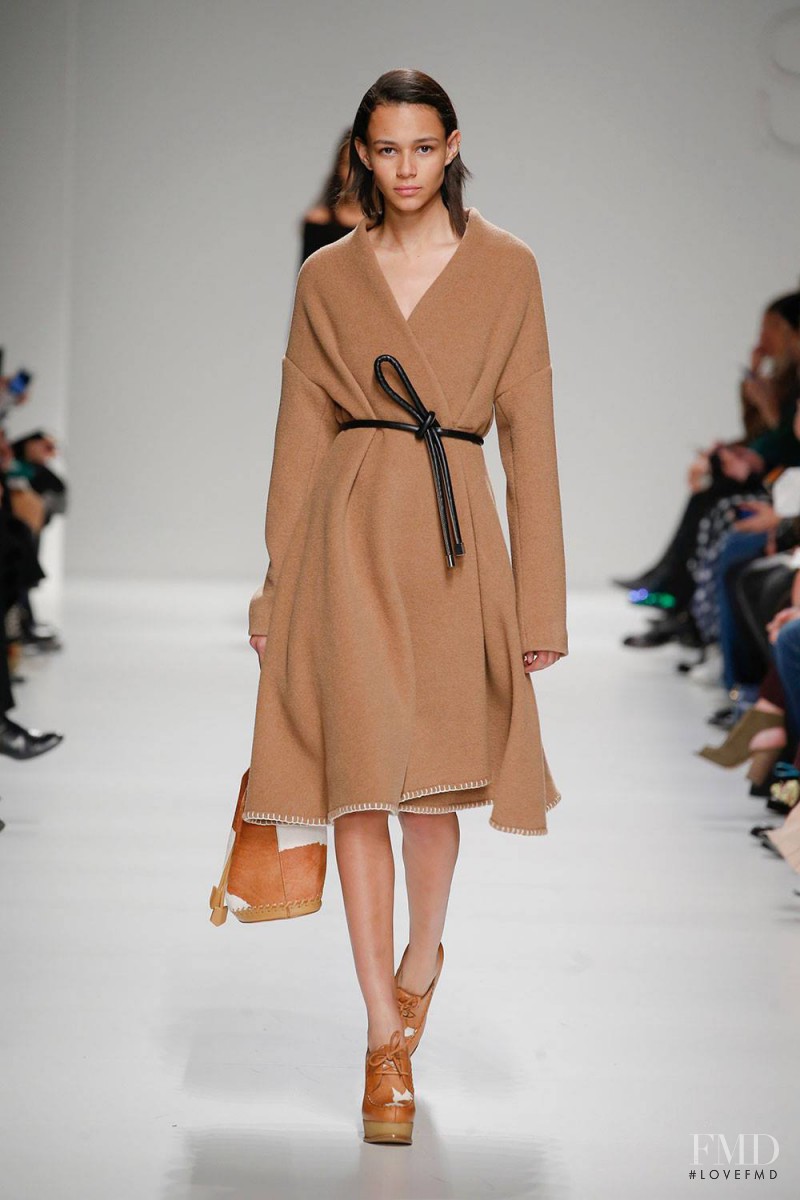 Binx Walton featured in  the Sportmax fashion show for Autumn/Winter 2015