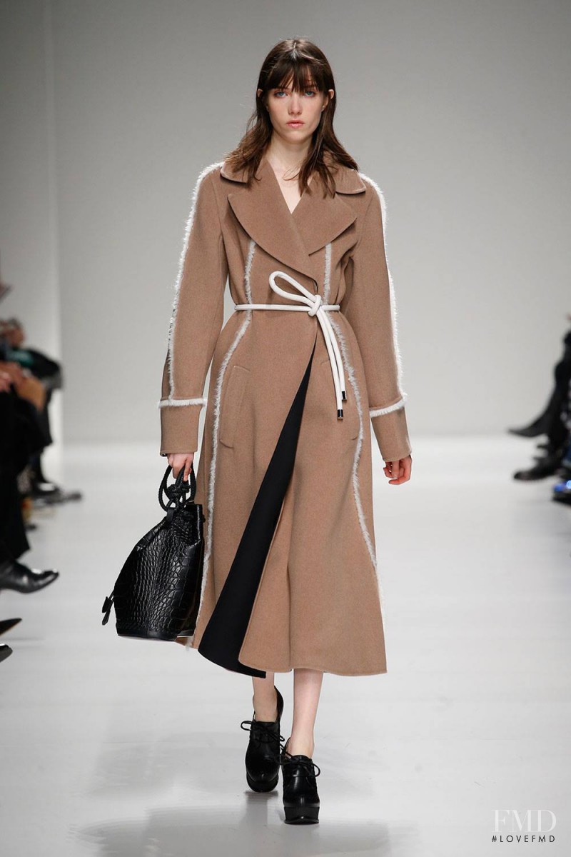 Grace Hartzel featured in  the Sportmax fashion show for Autumn/Winter 2015