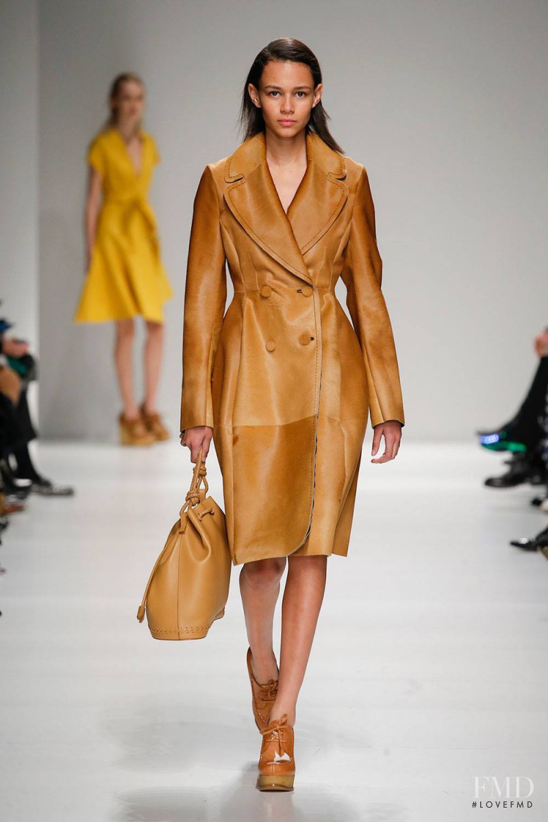 Binx Walton featured in  the Sportmax fashion show for Autumn/Winter 2015