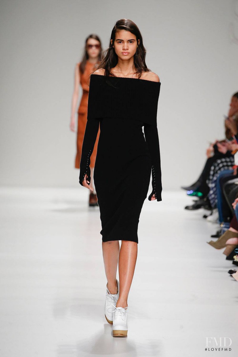 Mariana Santana featured in  the Sportmax fashion show for Autumn/Winter 2015