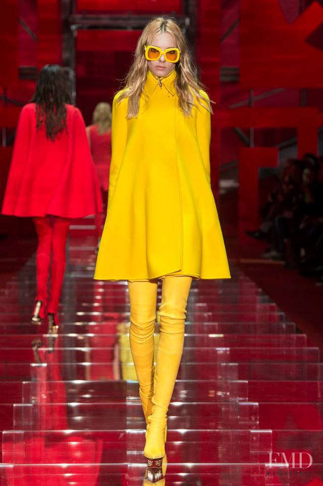 Zlata Semenko featured in  the Versace fashion show for Autumn/Winter 2015