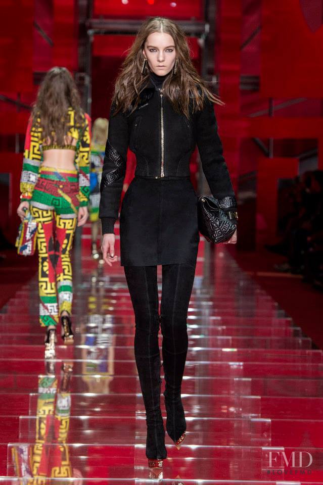 Irina Liss featured in  the Versace fashion show for Autumn/Winter 2015