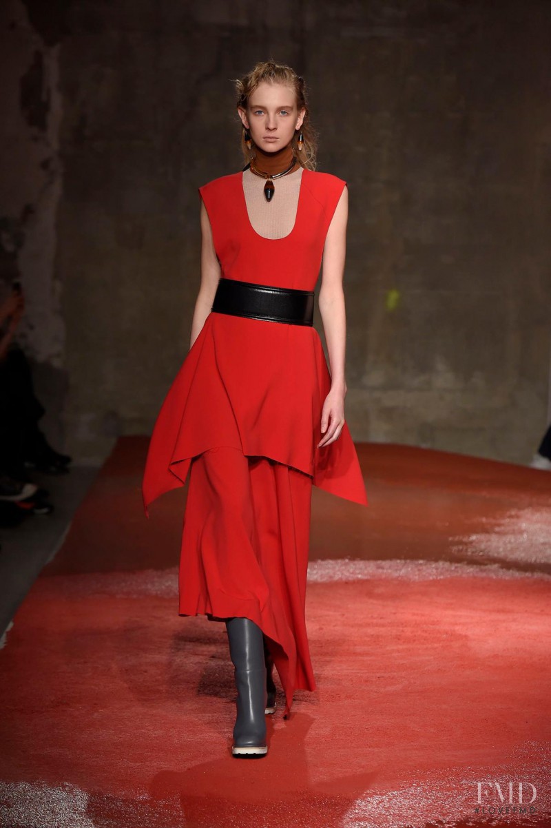 Nastya Sten featured in  the Marni fashion show for Autumn/Winter 2015