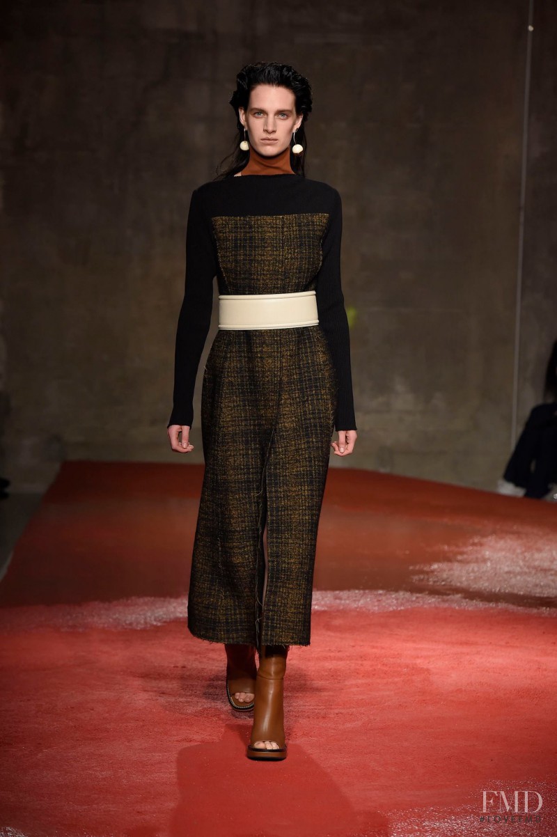 Ashleigh Good featured in  the Marni fashion show for Autumn/Winter 2015