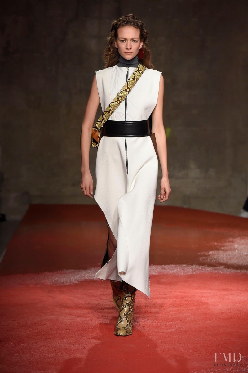 Sophia Ahrens featured in  the Marni fashion show for Autumn/Winter 2015