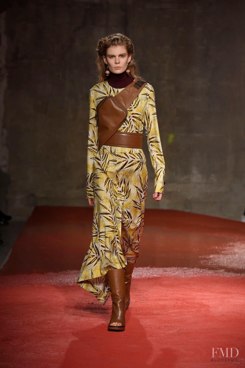 Alexandra Elizabeth Ljadov featured in  the Marni fashion show for Autumn/Winter 2015