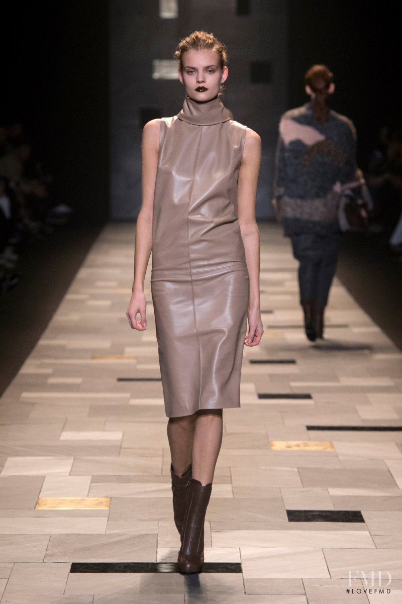 Regitze Harregaard Christensen featured in  the Trussardi fashion show for Autumn/Winter 2015