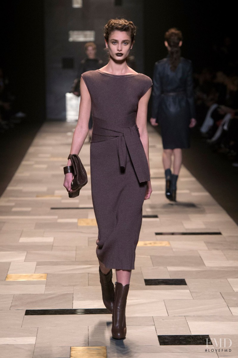 Taylor Hill featured in  the Trussardi fashion show for Autumn/Winter 2015