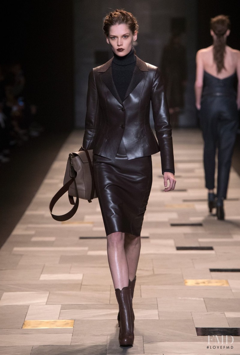 Angel Rutledge featured in  the Trussardi fashion show for Autumn/Winter 2015