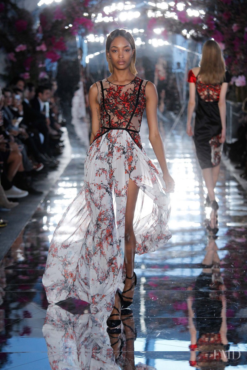 Joan Smalls featured in  the Gabriela Cadena fashion show for Autumn/Winter 2015