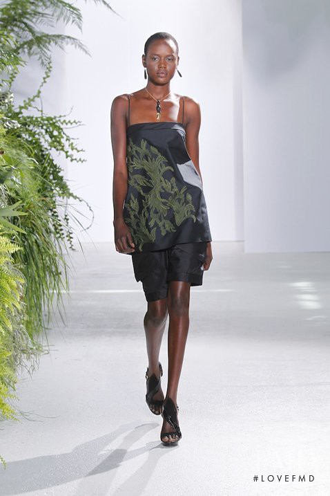 Ajak Deng featured in  the Maiyet fashion show for Spring/Summer 2013