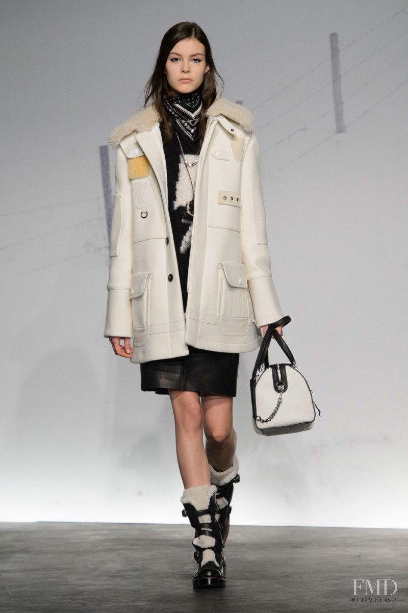 Irina Shnitman featured in  the Coach fashion show for Autumn/Winter 2015