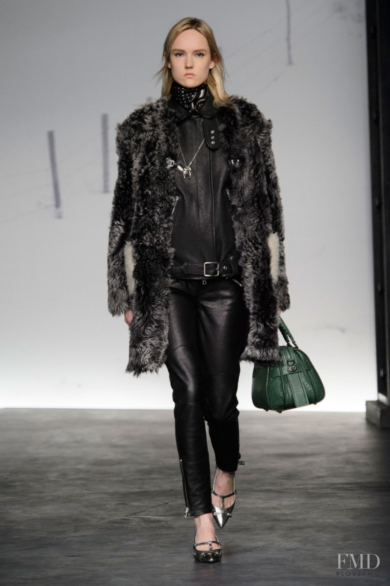 Harleth Kuusik featured in  the Coach fashion show for Autumn/Winter 2015