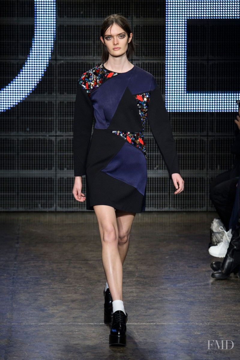 Sam Rollinson featured in  the DKNY fashion show for Autumn/Winter 2015
