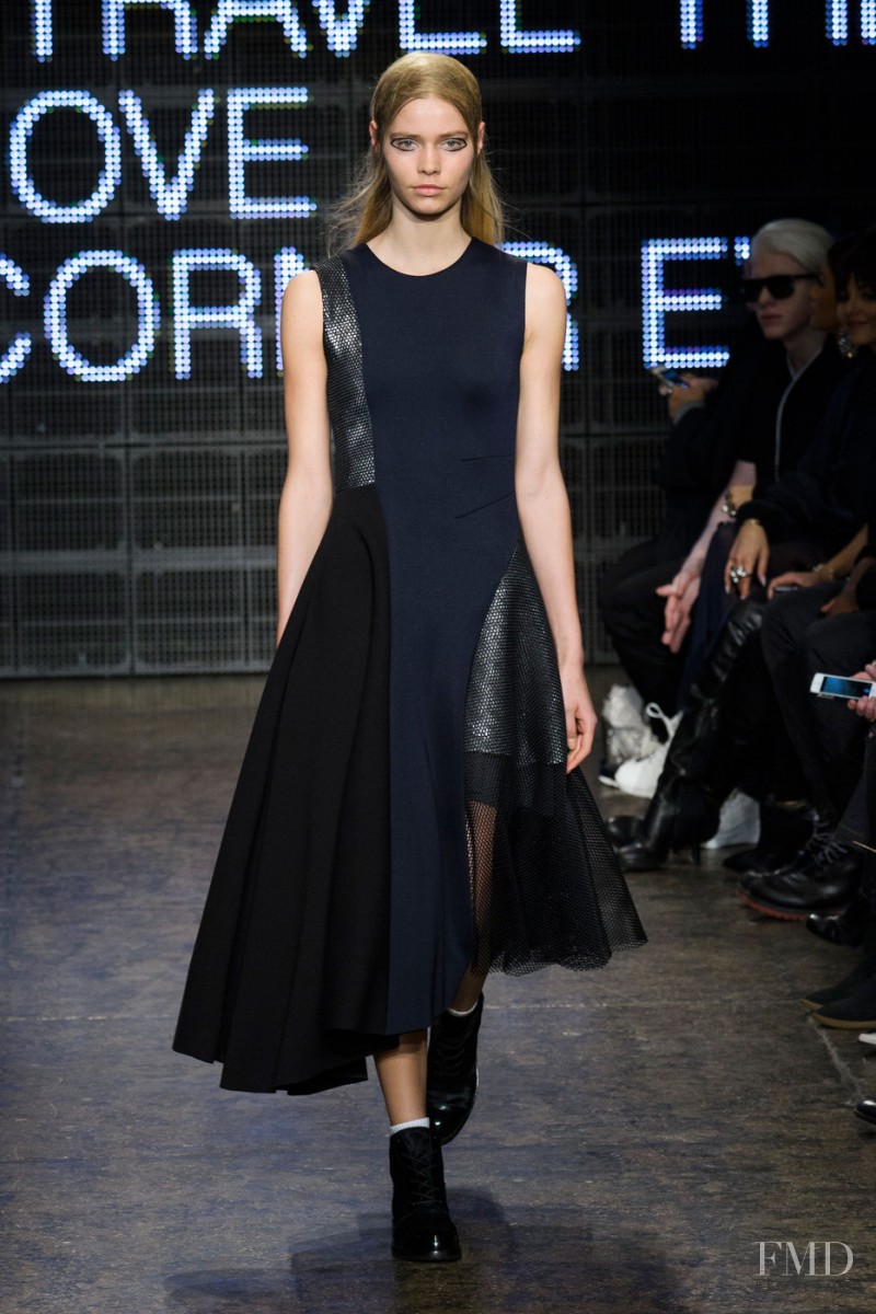 Kirstin Kragh Liljegren featured in  the DKNY fashion show for Autumn/Winter 2015