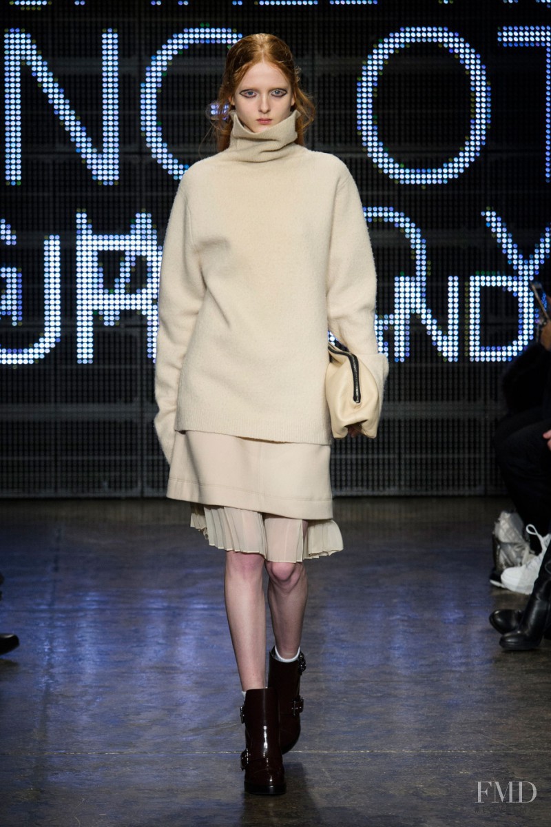 Madison Stubbington featured in  the DKNY fashion show for Autumn/Winter 2015