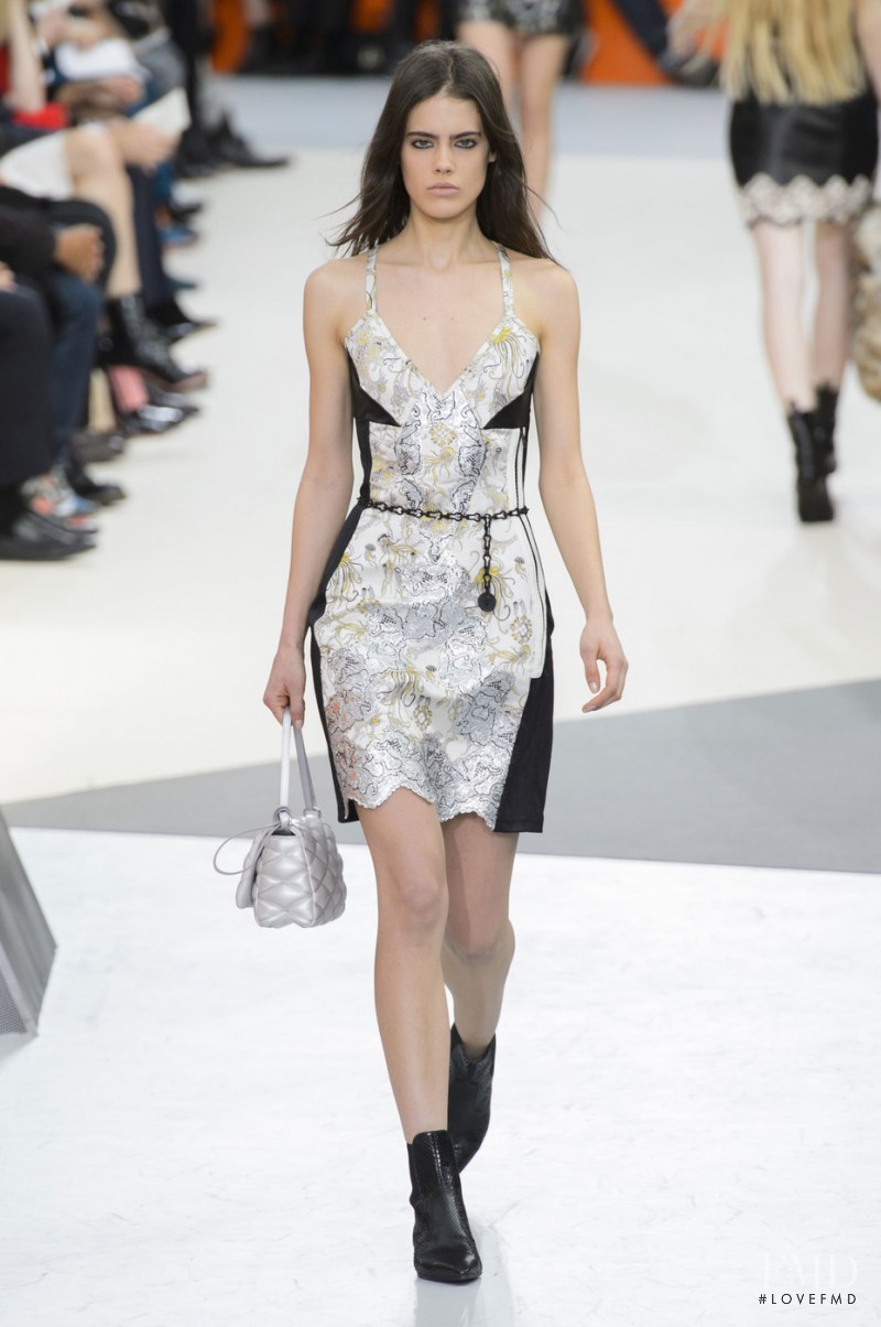 Taja Feistner featured in  the Louis Vuitton fashion show for Autumn/Winter 2015