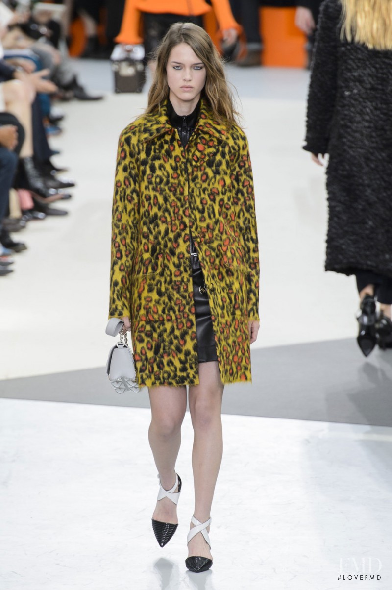 Julia Jamin featured in  the Louis Vuitton fashion show for Autumn/Winter 2015