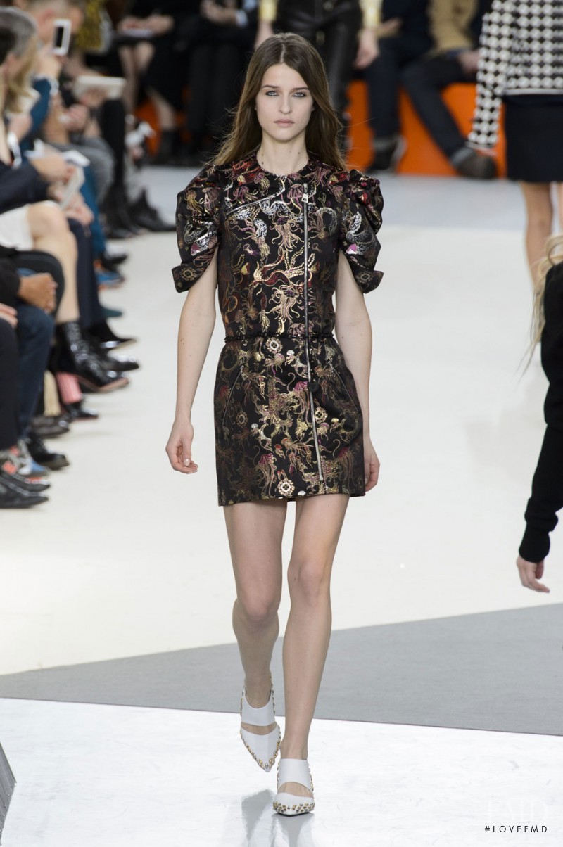 Regitze Harregaard Christensen featured in  the Louis Vuitton fashion show for Autumn/Winter 2015