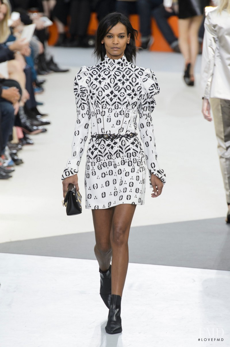 Liya Kebede featured in  the Louis Vuitton fashion show for Autumn/Winter 2015