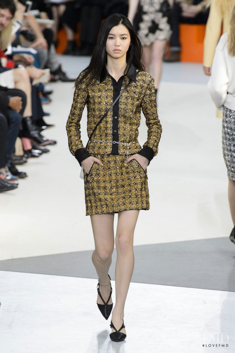 Estelle Chen featured in  the Louis Vuitton fashion show for Autumn/Winter 2015
