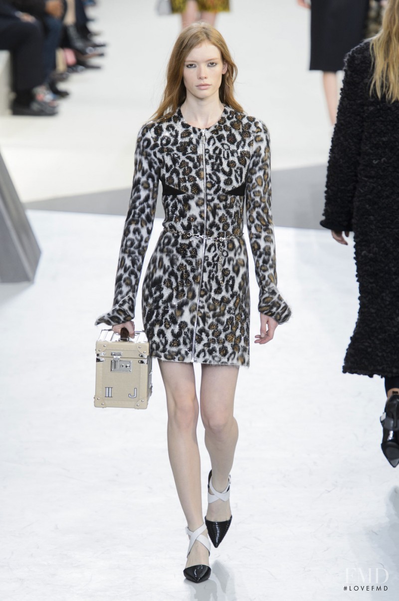 Julia Hafstrom featured in  the Louis Vuitton fashion show for Autumn/Winter 2015