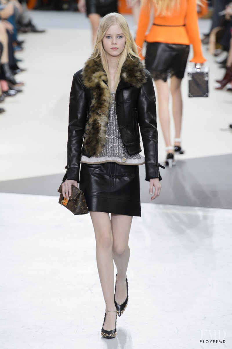 Amalie Schmidt featured in  the Louis Vuitton fashion show for Autumn/Winter 2015