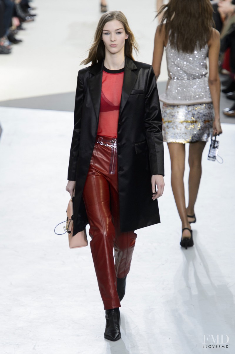 Elena Bartels featured in  the Louis Vuitton fashion show for Autumn/Winter 2015