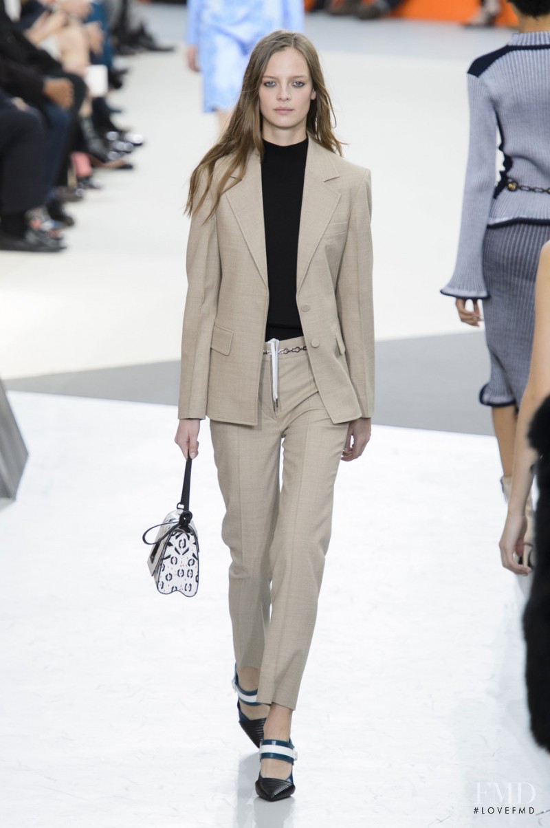 Ine Neefs featured in  the Louis Vuitton fashion show for Autumn/Winter 2015