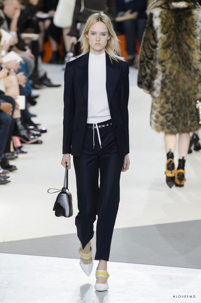 Harleth Kuusik featured in  the Louis Vuitton fashion show for Autumn/Winter 2015