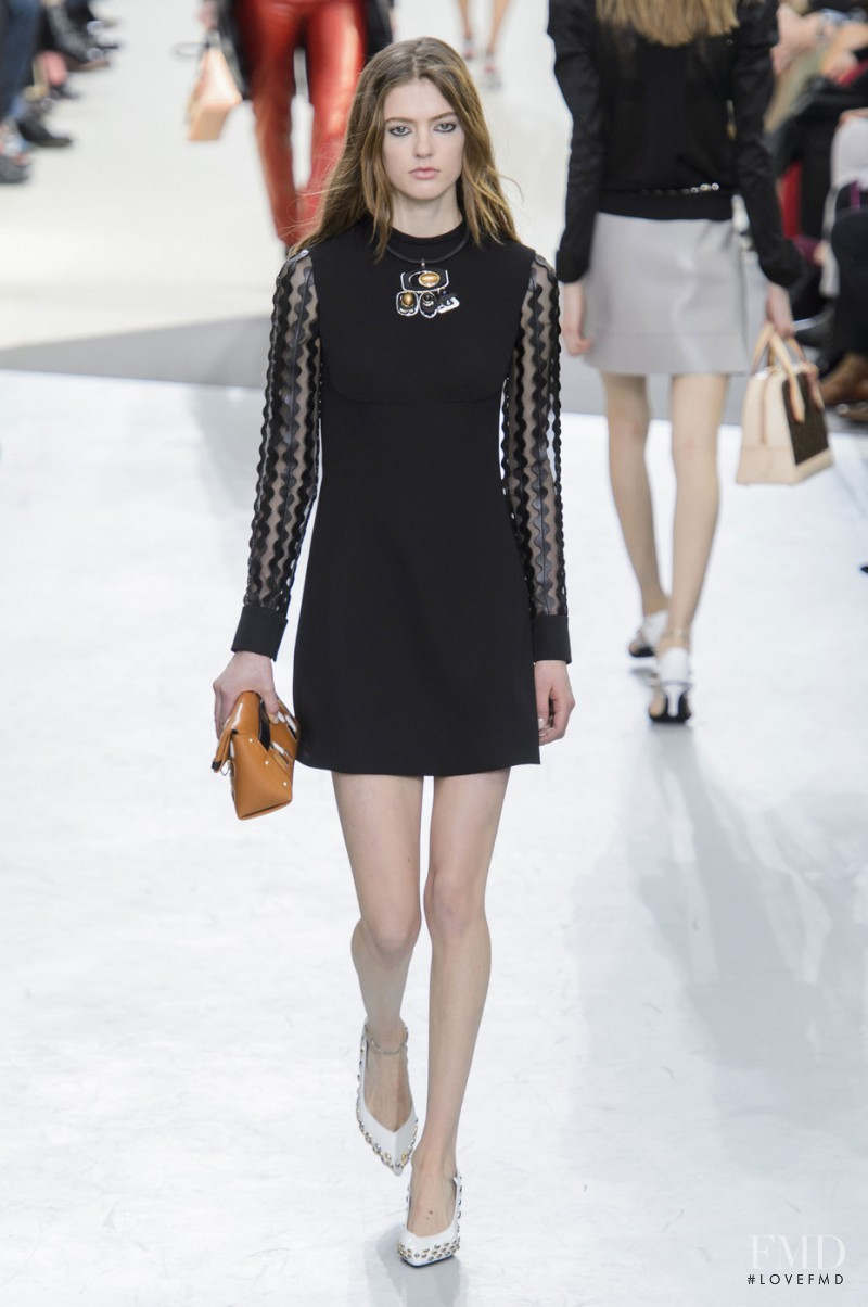Emmy Rappe featured in  the Louis Vuitton fashion show for Autumn/Winter 2015