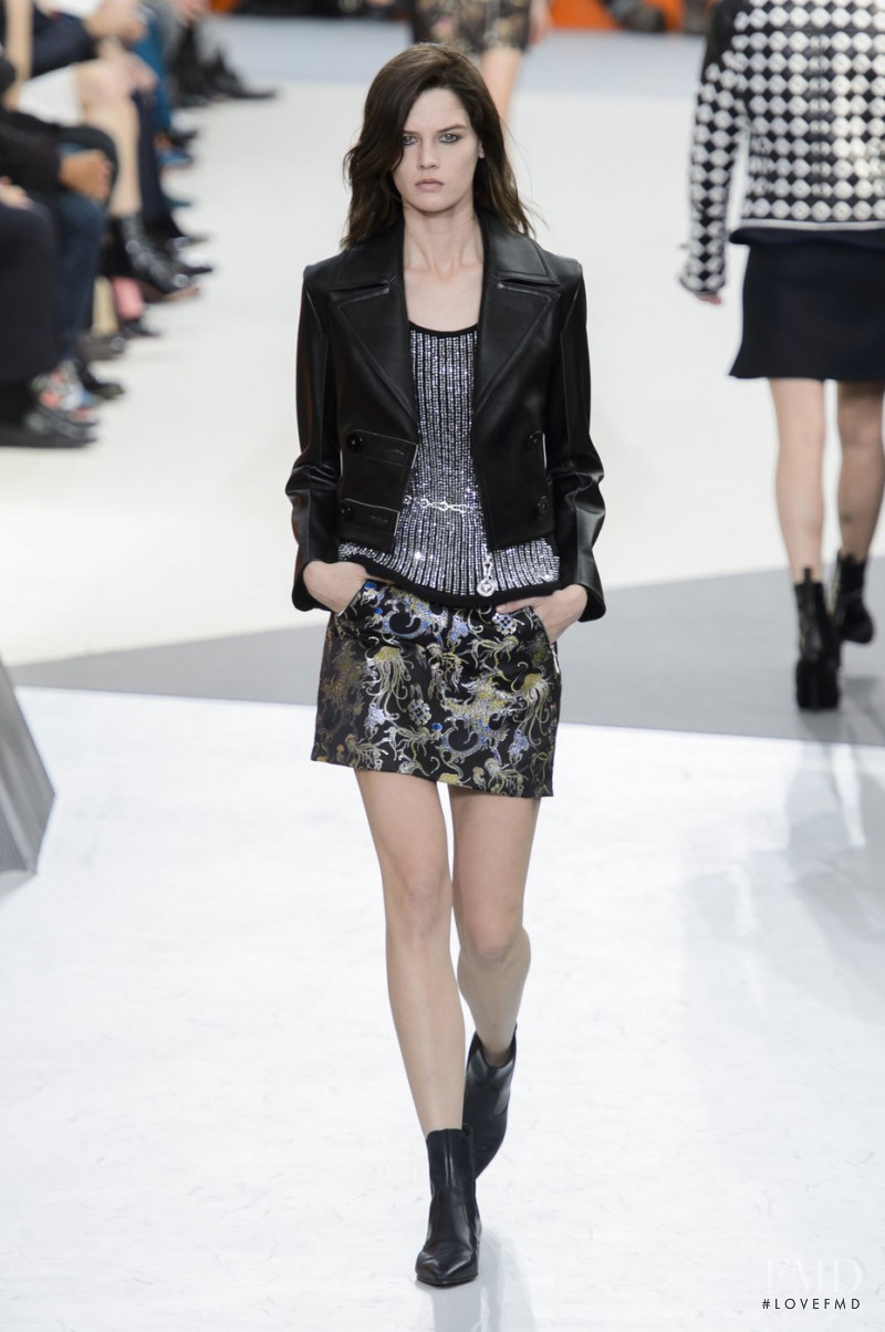 Angel Rutledge featured in  the Louis Vuitton fashion show for Autumn/Winter 2015