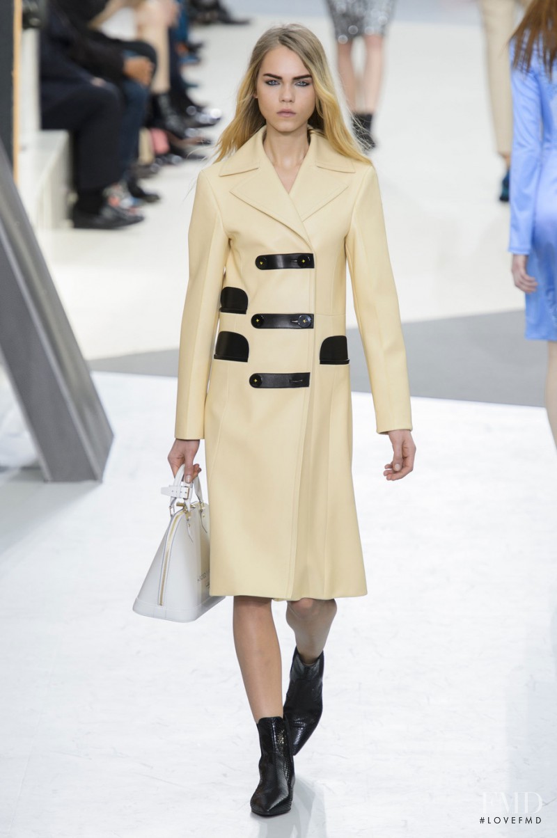 Line Brems featured in  the Louis Vuitton fashion show for Autumn/Winter 2015