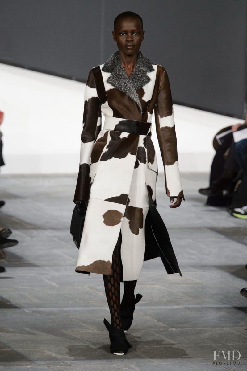 Grace Bol featured in  the Proenza Schouler fashion show for Autumn/Winter 2015