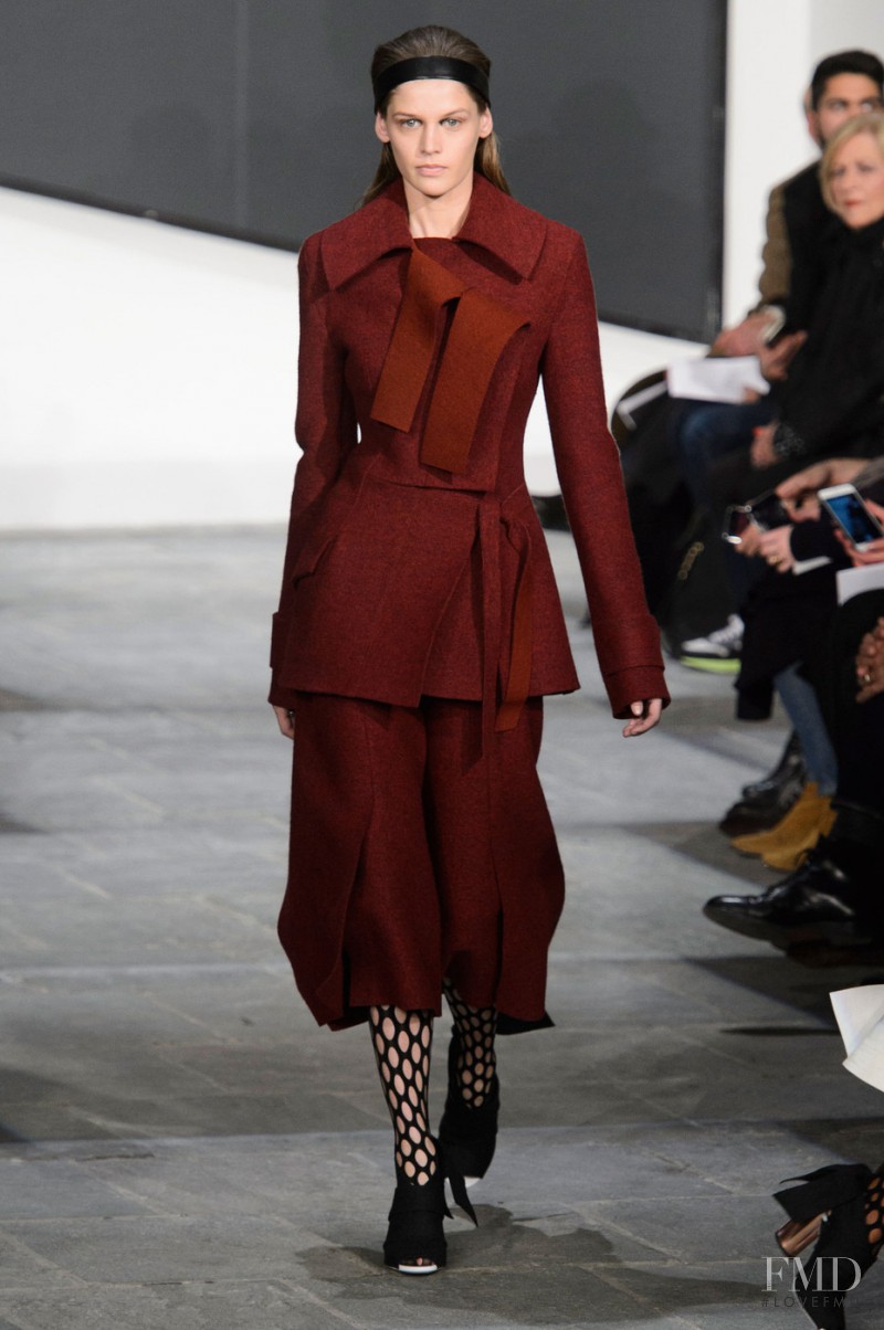 Angel Rutledge featured in  the Proenza Schouler fashion show for Autumn/Winter 2015