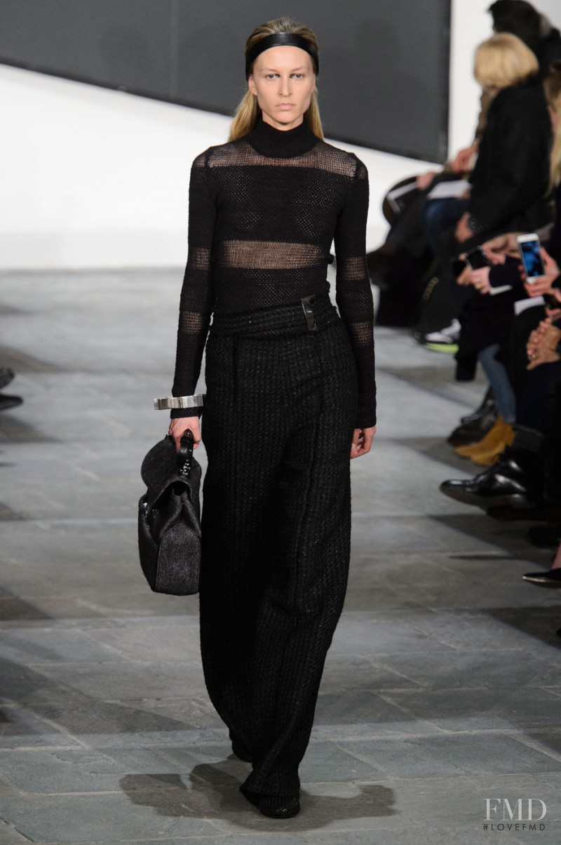 Liisa Winkler featured in  the Proenza Schouler fashion show for Autumn/Winter 2015