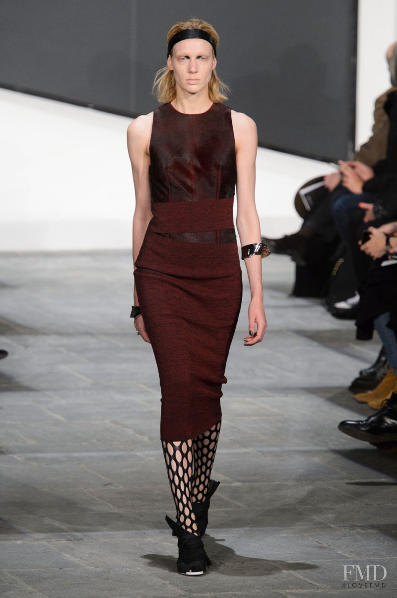 Annely Bouma featured in  the Proenza Schouler fashion show for Autumn/Winter 2015