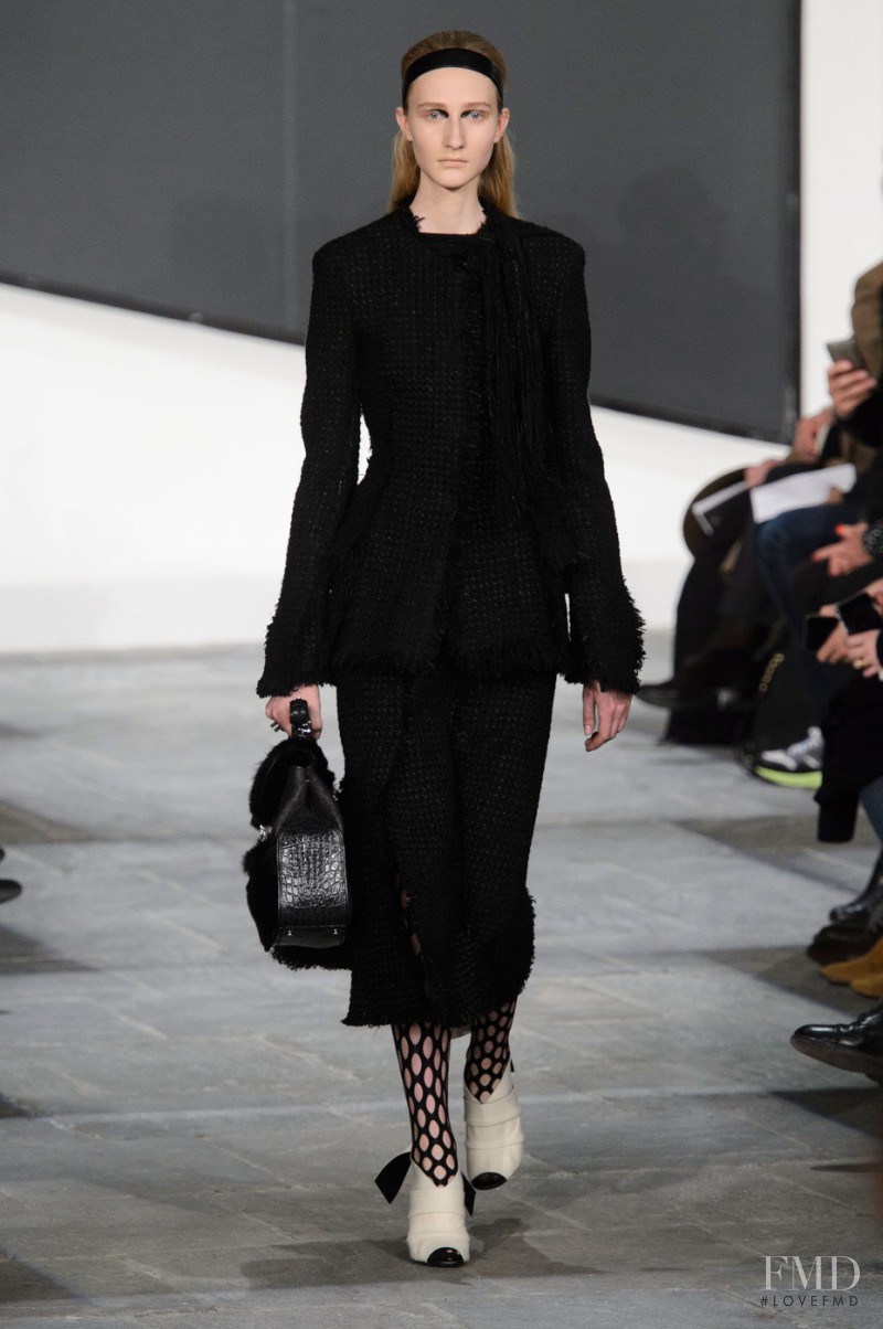Charlotte Lindvig featured in  the Proenza Schouler fashion show for Autumn/Winter 2015