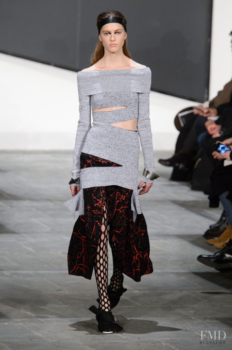 Emmy Rappe featured in  the Proenza Schouler fashion show for Autumn/Winter 2015
