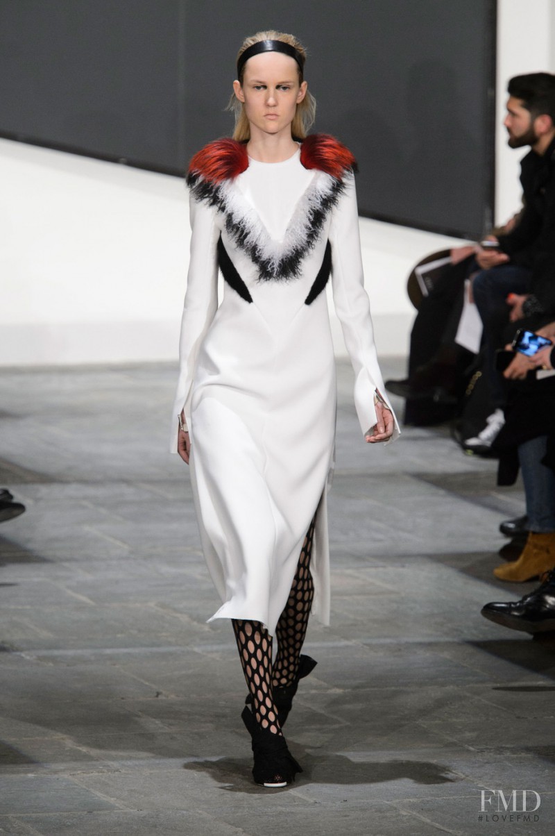 Harleth Kuusik featured in  the Proenza Schouler fashion show for Autumn/Winter 2015