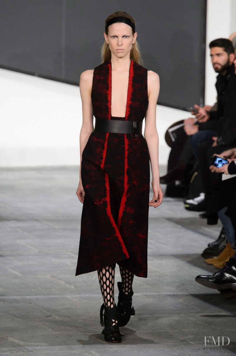 Lina Berg featured in  the Proenza Schouler fashion show for Autumn/Winter 2015