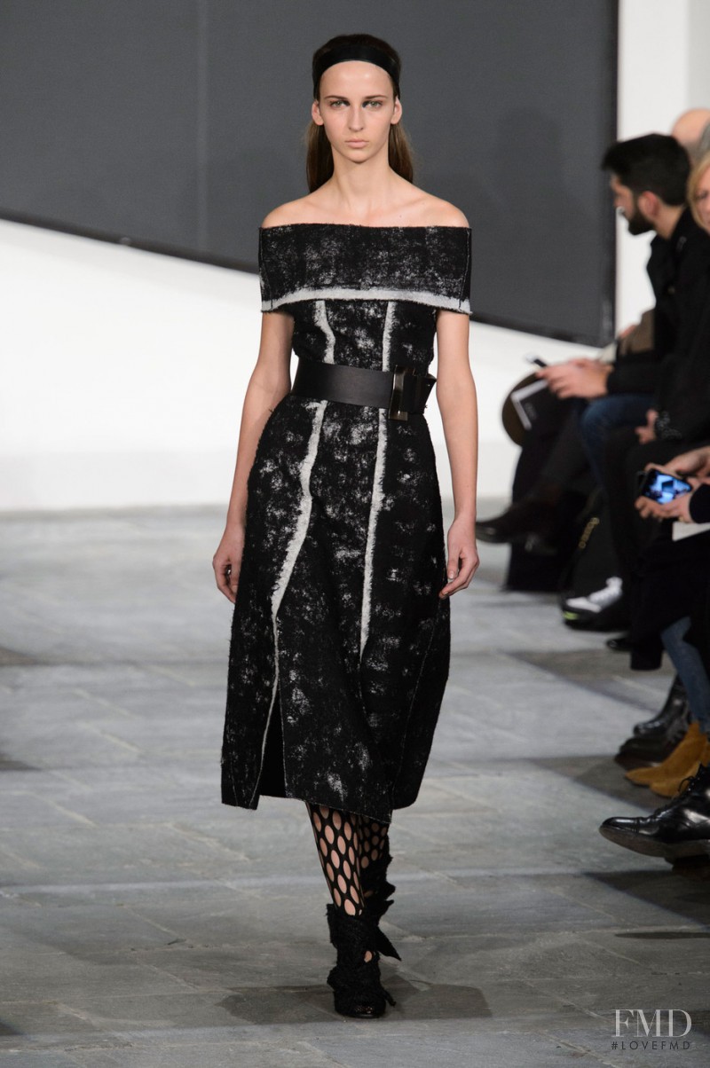 Waleska Gorczevski featured in  the Proenza Schouler fashion show for Autumn/Winter 2015