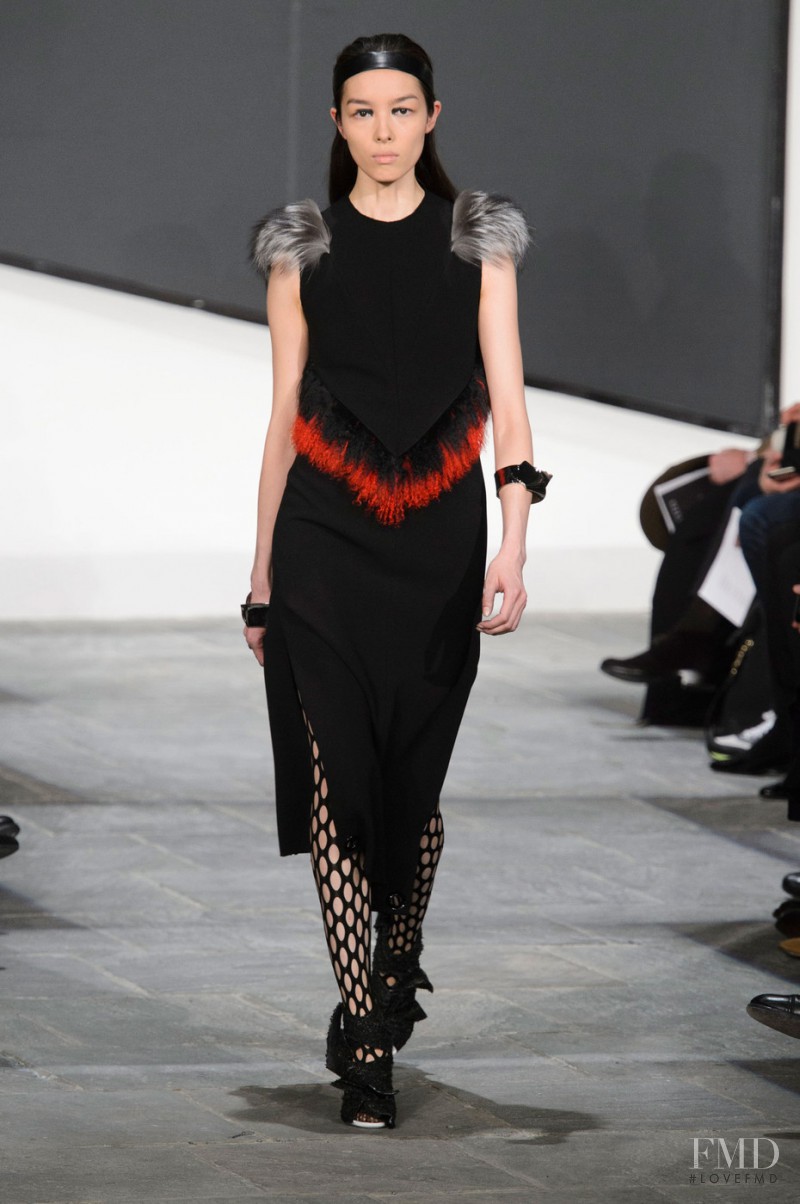 Fei Fei Sun featured in  the Proenza Schouler fashion show for Autumn/Winter 2015